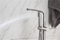 cUPC Approved Bathroom Shower Mixer Floor Standing Tap Matching Stand Bath Tub, Brass Floor Mounted Freestanding Bathtub Faucet