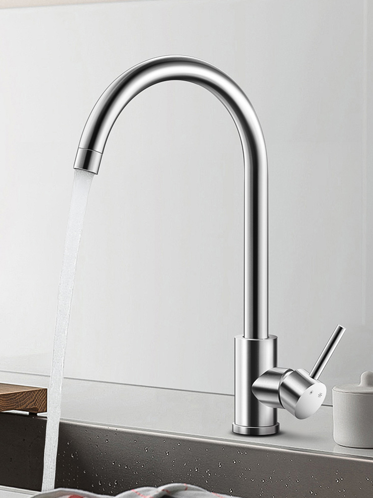 Cheap 304 Stainless Steel Kitchen Faucet Watertap For Sink