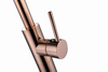 New Rose Gold Floor Mounted Bathtub Faucet Set Luxury Design Freestanding Bath Tub and Shower Mixer Tap