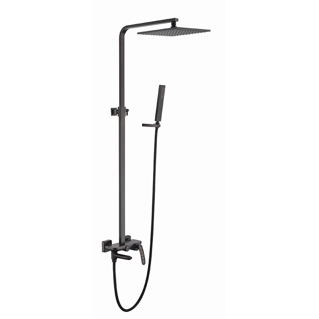 Wall Mounted Shower Set Column Bath Mixer Faucet DF-07010-2B