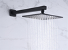 Bathrooms Concealed Shower Set Matt Black Brushed Nickel