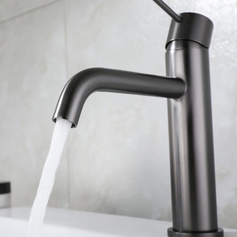 Matte Black Single Hole Basin Faucets Cheap Nice Quality 