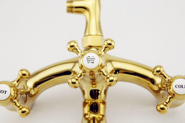 Unique Design Deck-Mount Roman Bathtub Faucet Latest Brass Bathroom Faucet