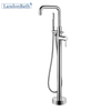 Simple Design Zinc Alloy Single Hole Floor-Mount Bathtub Faucet