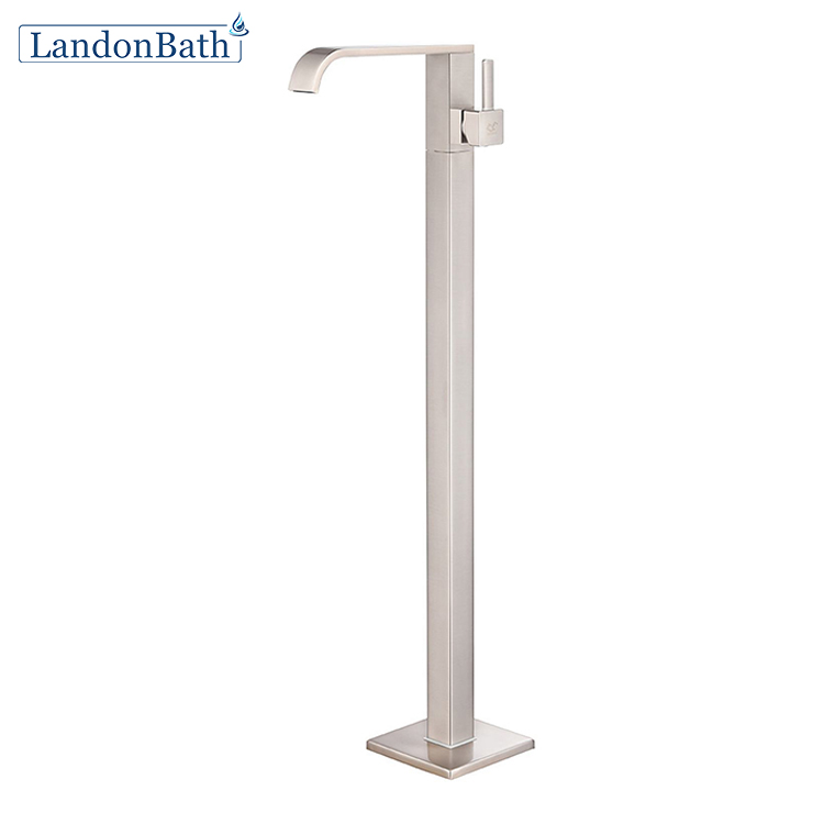 Square French Gold Zinc Water Faucet