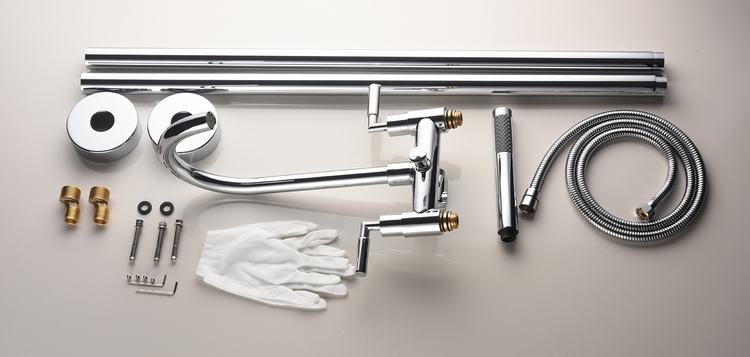 China Taps Factory High Quality Brass Chrome Bathtub Tap