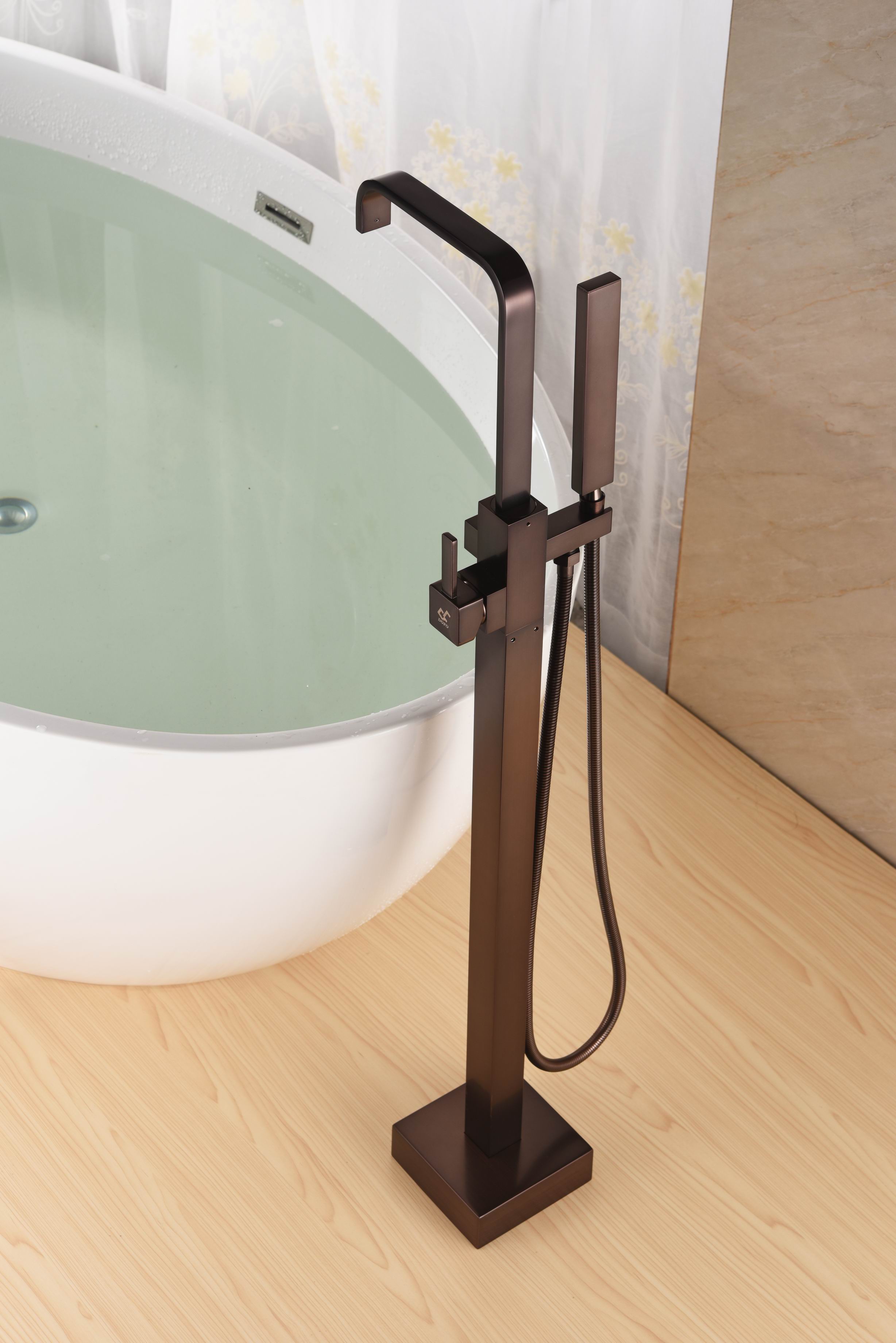2022 Traditional Style Square Round Freestanding Tap