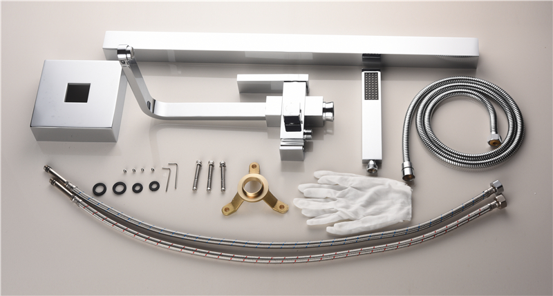 Hot and Cold Water Exchange Thermostatic Bathroom Faucet