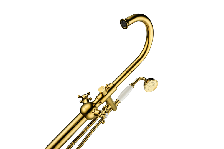 Brass Shower Mixer For Villa High Stainless Steel Quality Bath Tub