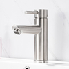 Sus 305 Faucet Stainless Steel Bathroom Nickel Brushed Basin Faucet Torneira Sink Faucet