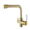 3 Way Water Kitchen Purifier Faucets Luxury Dual Handles Kitchen Sink Faucet Torneira Monocomando
