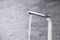 Factory Direct Sell Luxury Square Design Single Handle Long Neck Tall Kitchen Sink Faucet Flat Head Hot&Cold Water Mixer Taps