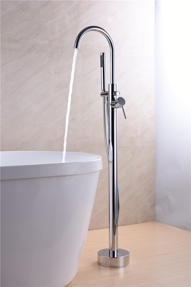 Bathtub Mixer Bravat Stand Alone Shower S Free Standing Mixers Faucet High Tubs Ceramic Bath Tapwaterheadandstand