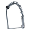 Single Handle Brass Body Pull Out Kitchen Faucet Tap With Spray Arc Faucets Down