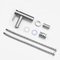 Stainless Steel Satin Bathroom Basin Faucets Hot and Cold Water Mixer Tap