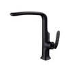 Modern Black&White Solid Brass Single Handle Bathroom Sink Vessel Faucet Basin Mixer Tap