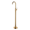 Luxury Gold Free Standing Basin Faucet Sink Floor Mount Mixer Tap Water Hot Cold For Mounted Pedestal Hole Mixers Taps Stand