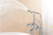 Classic Design Copper Hot Tap High Faucet Free Standing Mixer for Claw Foot Bathtub