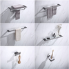 Matt Black Bathroom Accessories Set Paper Holder Towel Rod 69Series