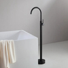 Matte Black Pull out Brass Freestanding Bathtub Faucet Bathtub Mixer
