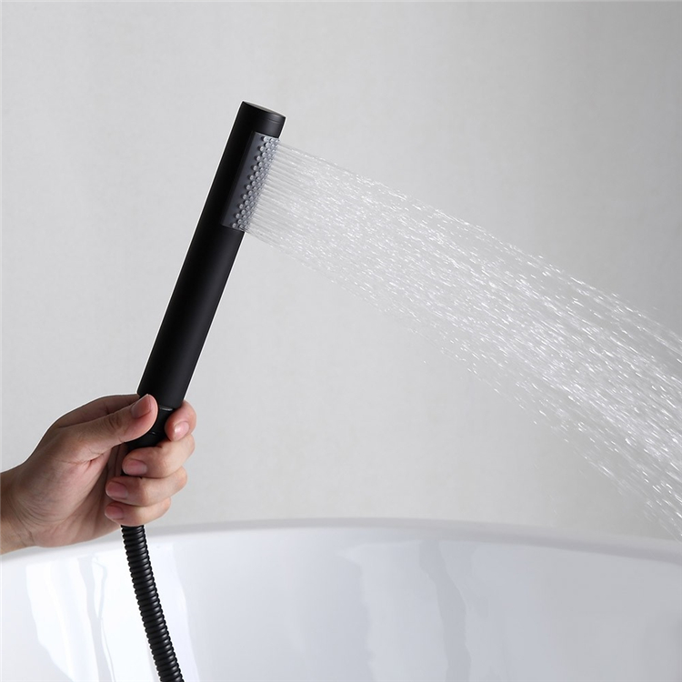 2022 Hot Selling Thermostatic Square Round Freestanding Bathtub Faucet