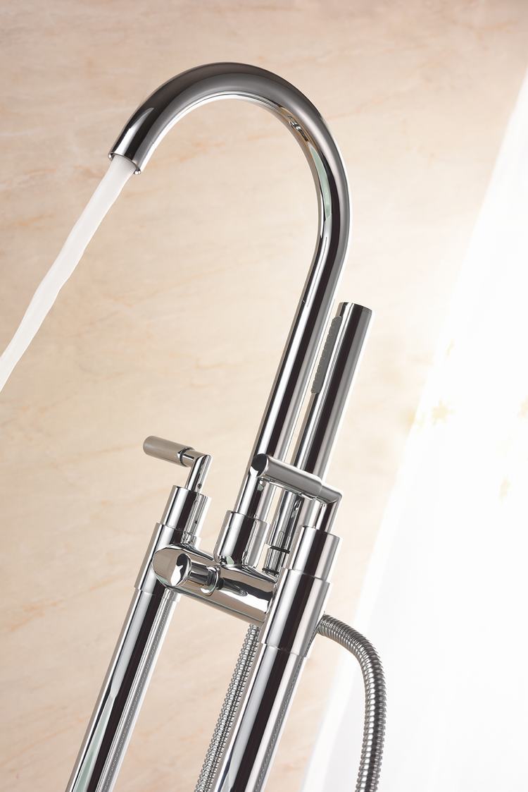 Unique Design Round Thermostatic Faucet Freestanding Single Hole Faucet